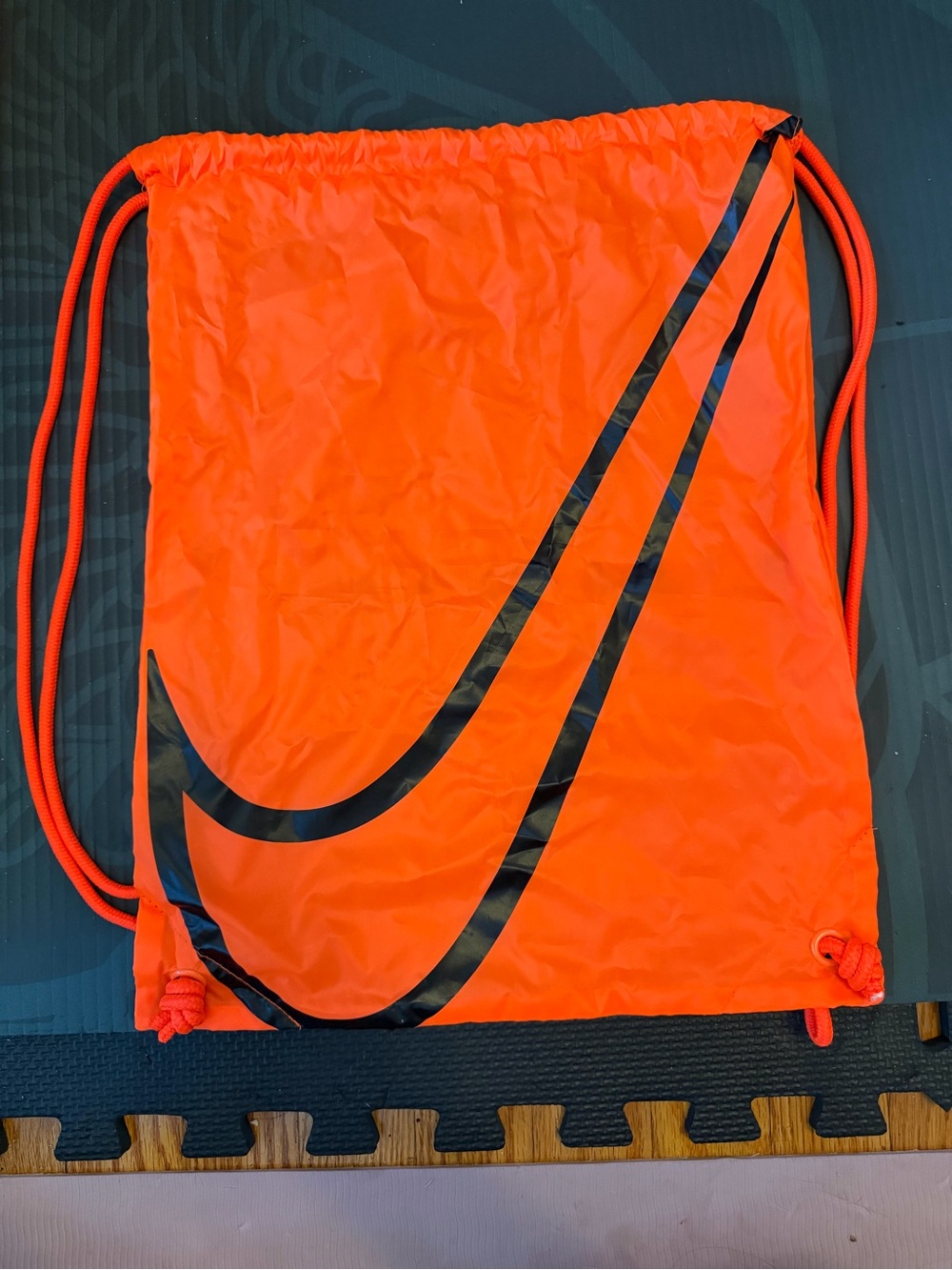 Nike Racing Drawstring Gym Bag Bright Crimson Orange Alphafly